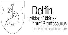 Delf�n, z�kladn� �l�nek hnut� Brontosaurus